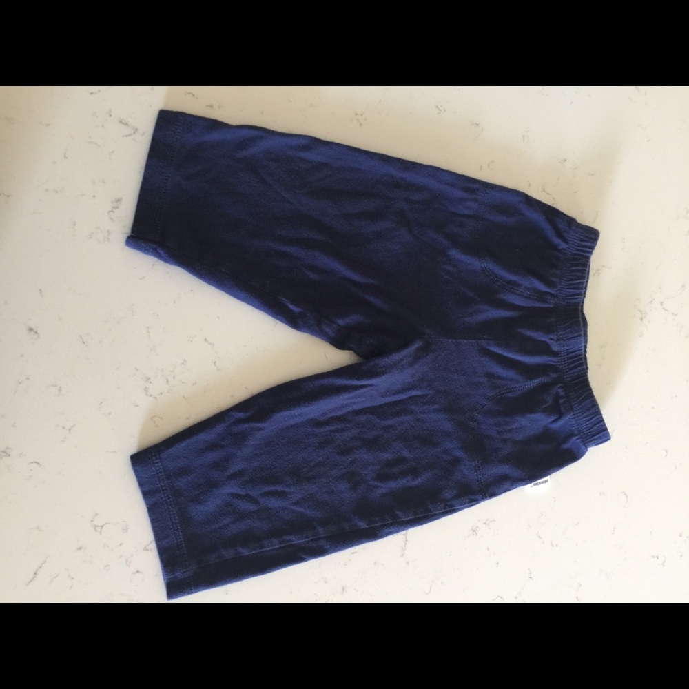 Blue cotton pants
